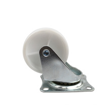 2 inch light duty flat plate side of the brake PP casters